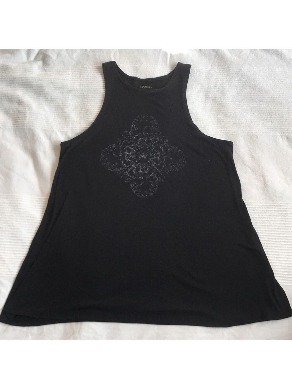 RVCA Swing La Petite Mort Tank Top Size Small